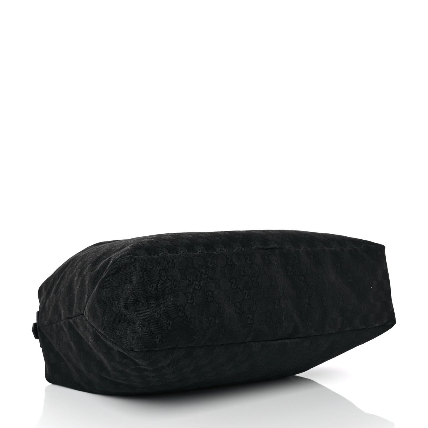 Monogram Large Zebra Horsebit Chain Hobo Black