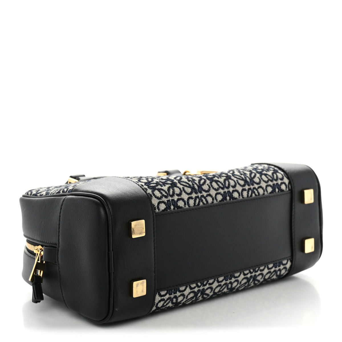 Jacquard Anagram Calfskin Amazona 23 Black Navy