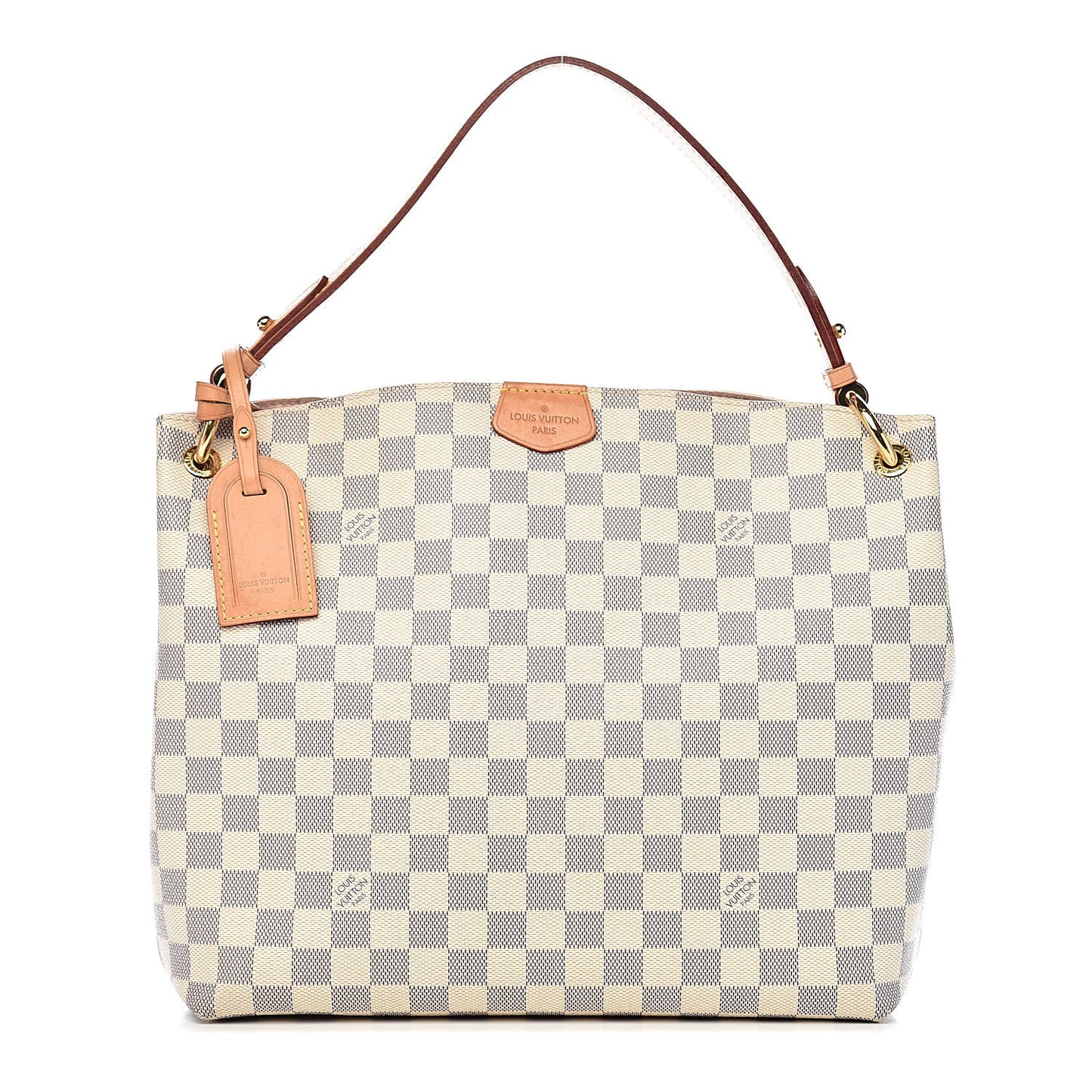 Damier Azur Graceful PM Rose Ballerine