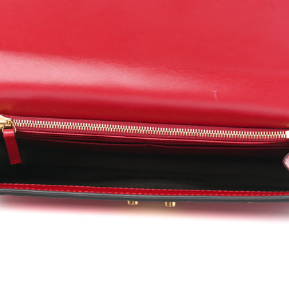 Gucci Guccissima Padlock Clutch Hibiscus Red 4 of 4