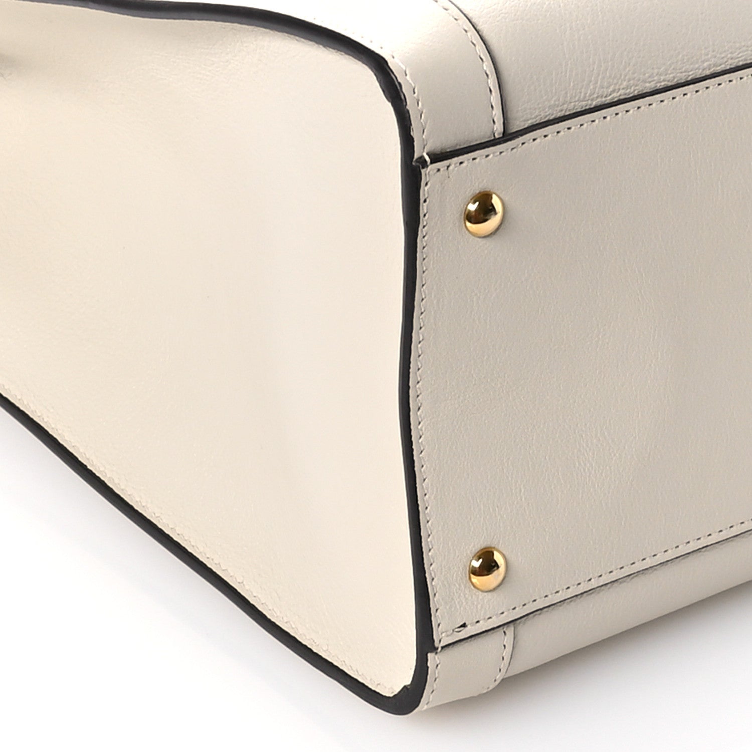 Gucci Wonka Grain Calfskin Medium Diana Tote Bag Mystic White Orange Fluo 9 of 10