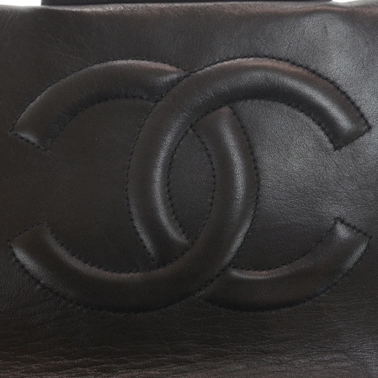 Chanel Lambskin XL Jumbo Flap Black 5 of 9