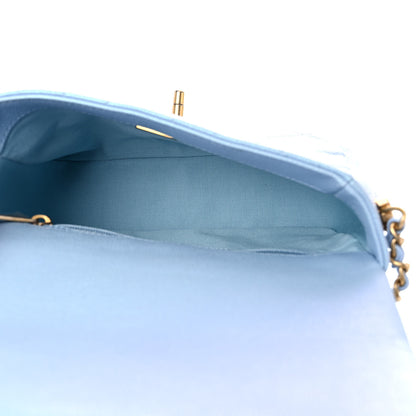 Chanel Iridescent Caviar Quilted Mini My Perfect Flap Light Blue 5 of 9