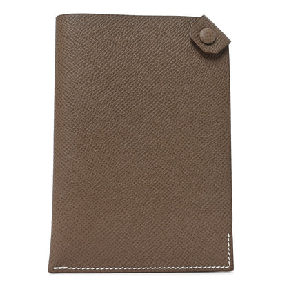 Hermes Epsom Tarmac PM Passport Holder Etoupe 1 of 8