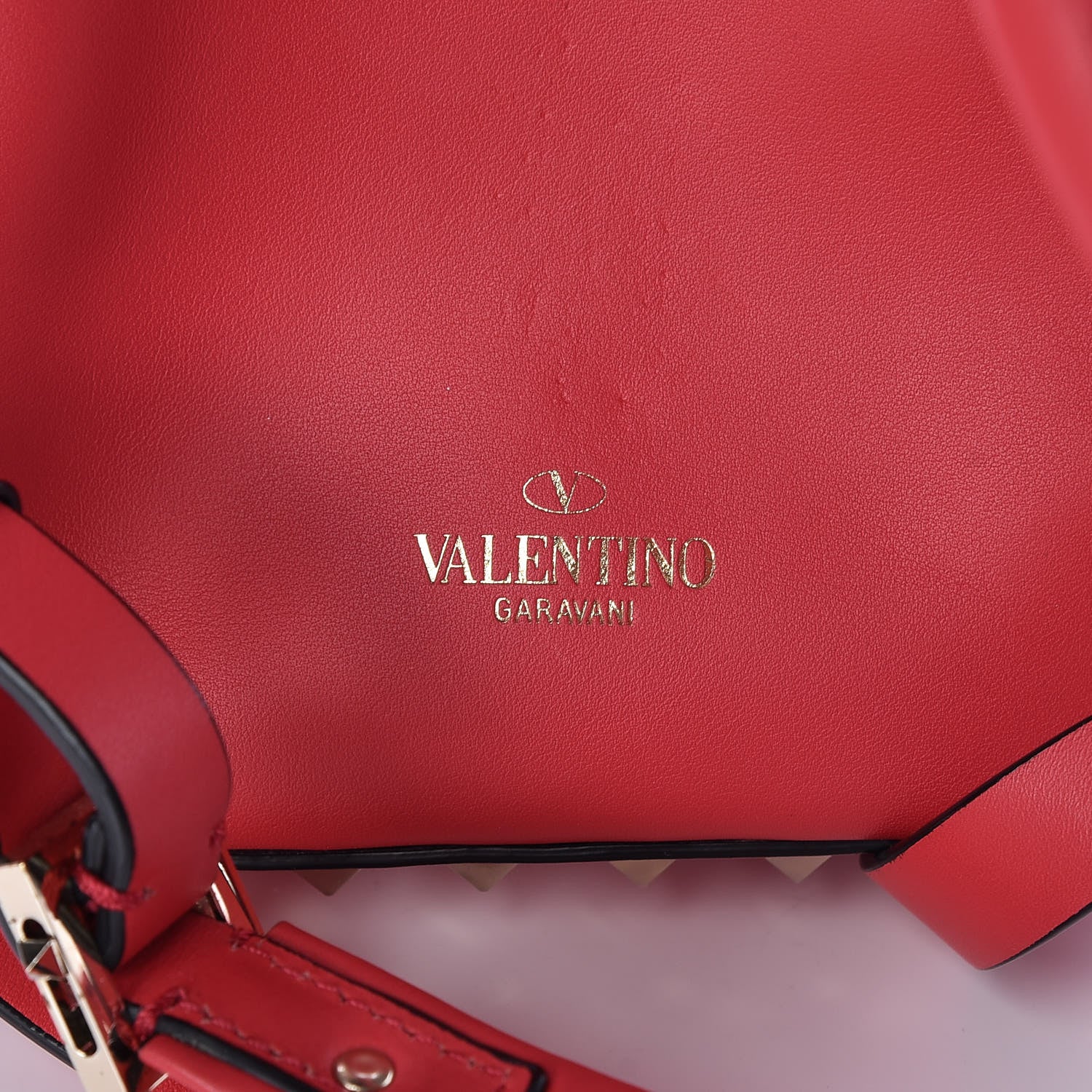 Valentino Garavani Calfskin Mini Rockstud Backpack Deep Fuxia 6 of 15