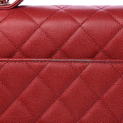 Chanel Caviar Quilted Large Business Affinity Flap Red 17 of 20