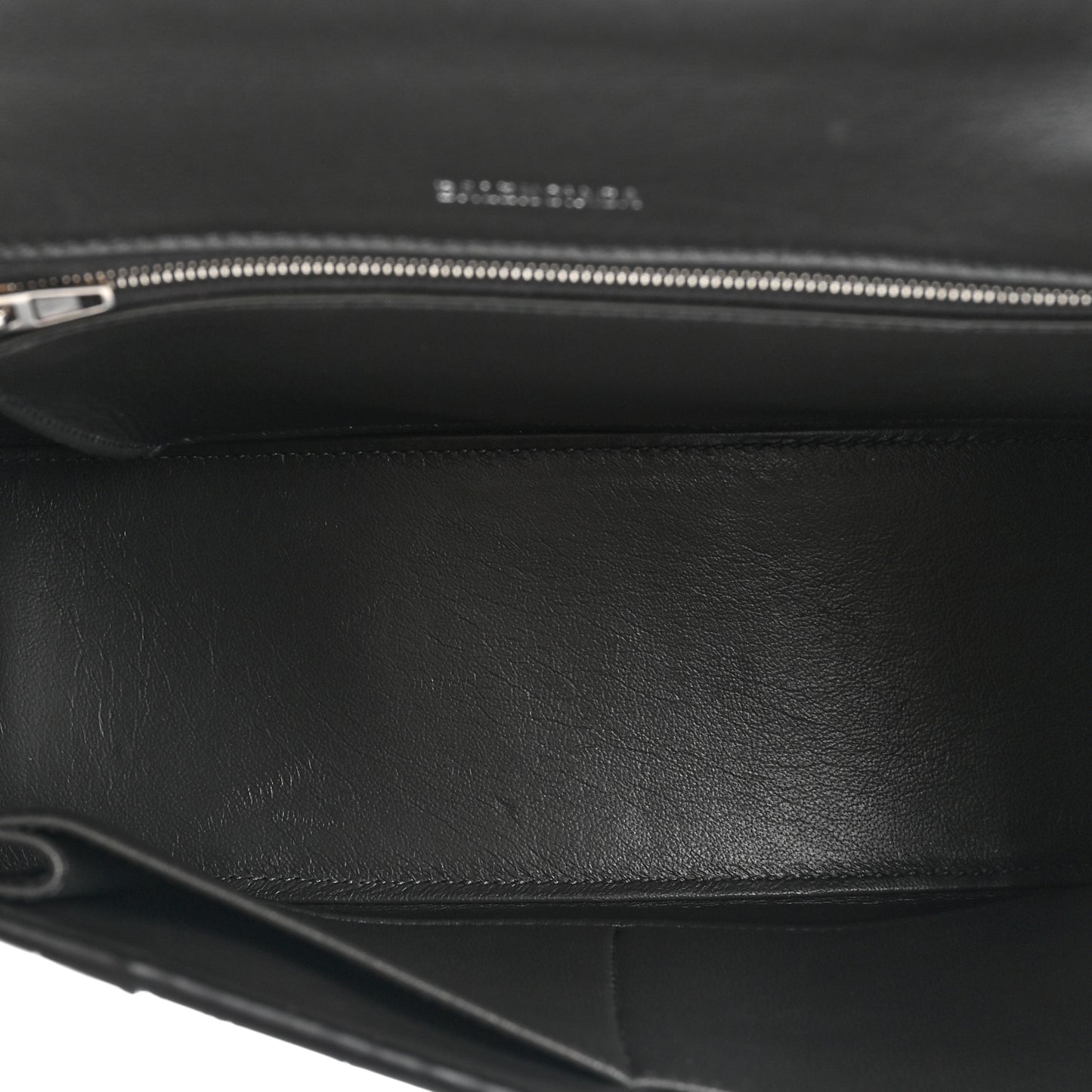 Shiny Calfskin Crocodile Embossed Medium Hourglass Top Handle Bag Dark Grey