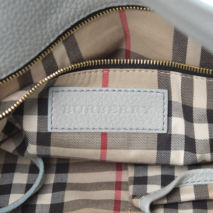 Burberry Grainy Calfskin Medium Cale Hobo Sky Blue 6 of 13