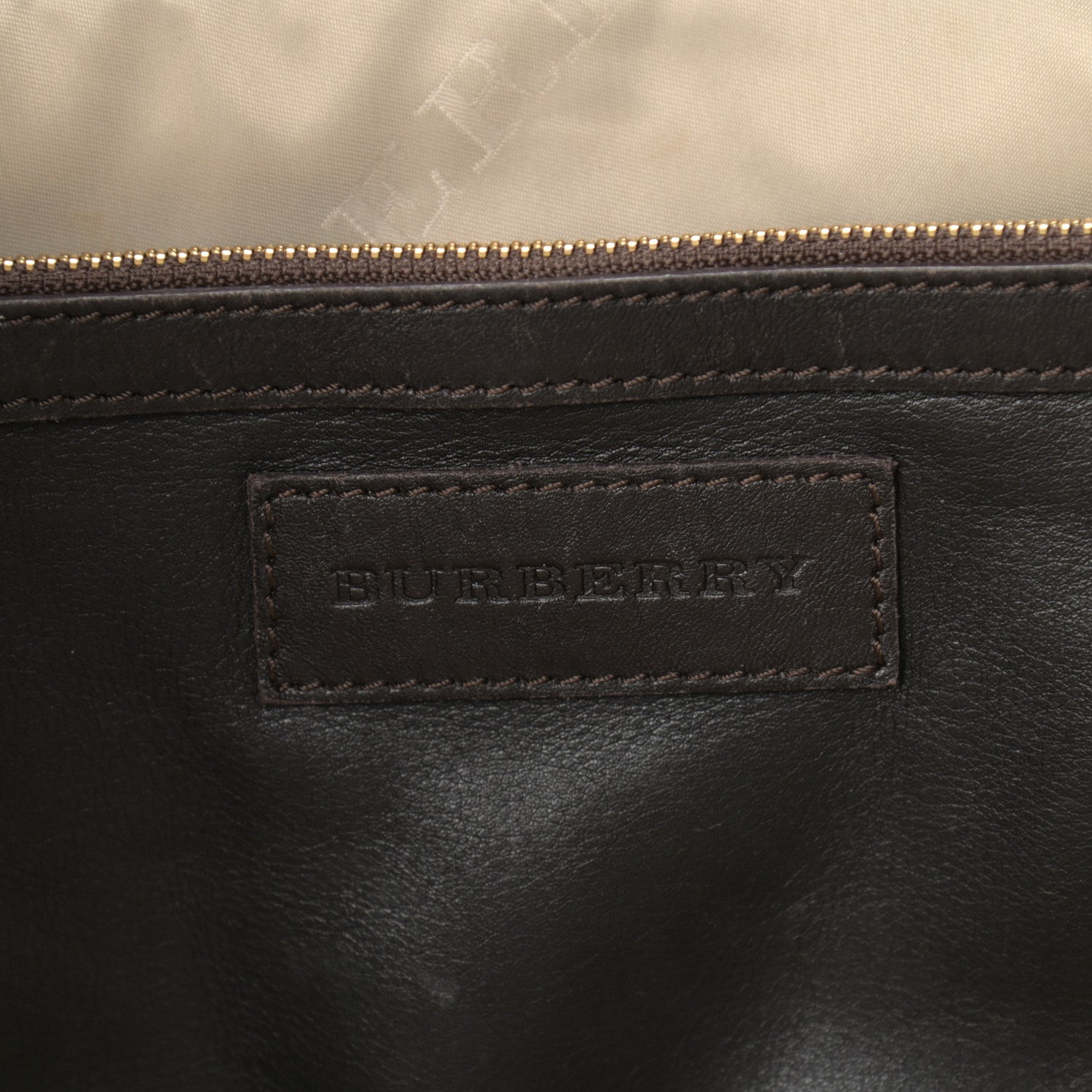 Burberry Lambskin Bridle Studs Large Canterbury Tote Dark Brown 13 of 16