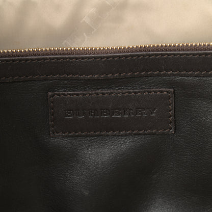 Burberry Lambskin Bridle Studs Large Canterbury Tote Dark Brown 13 of 16