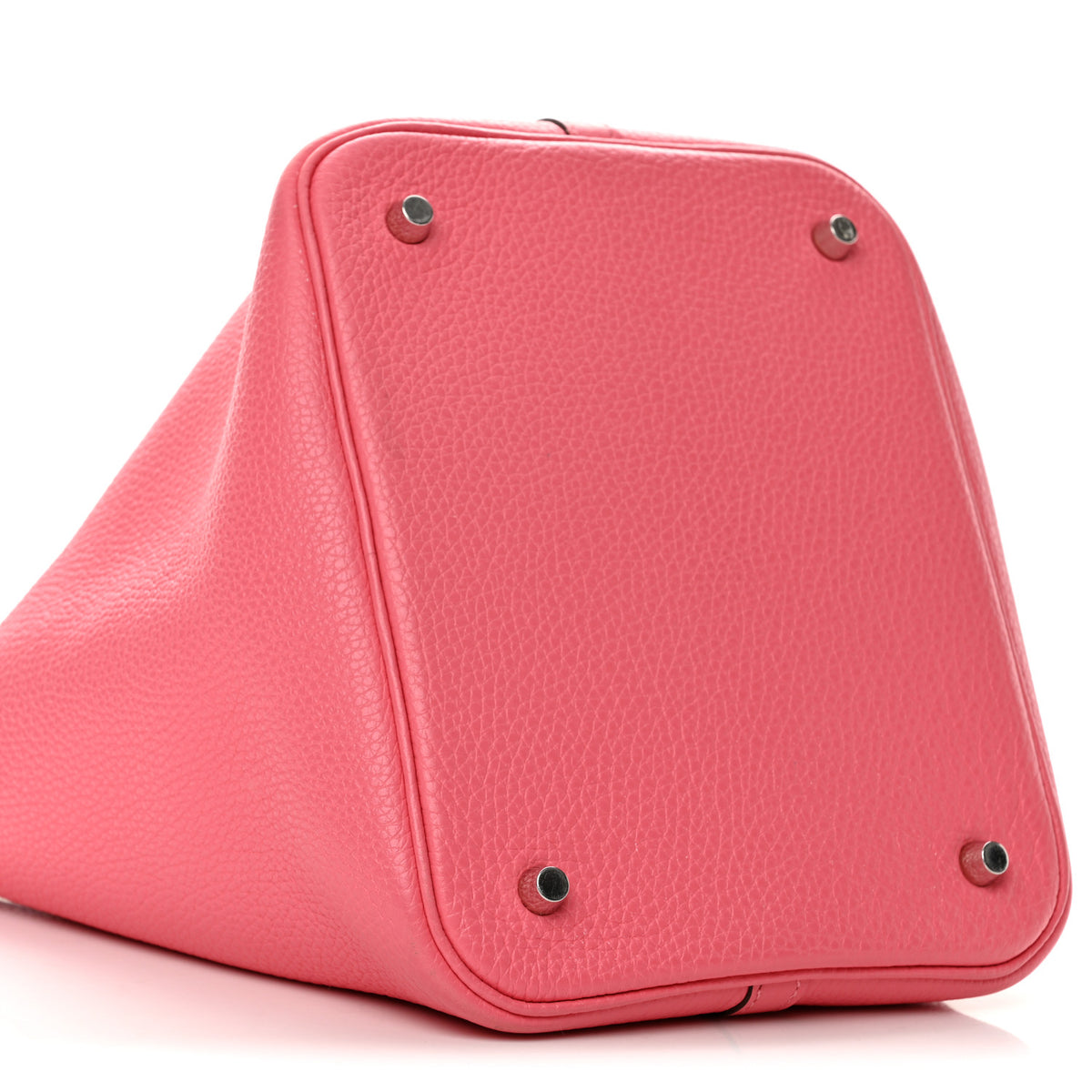 Taurillon Clemence Picotin Lock 22 MM Rose Azalee