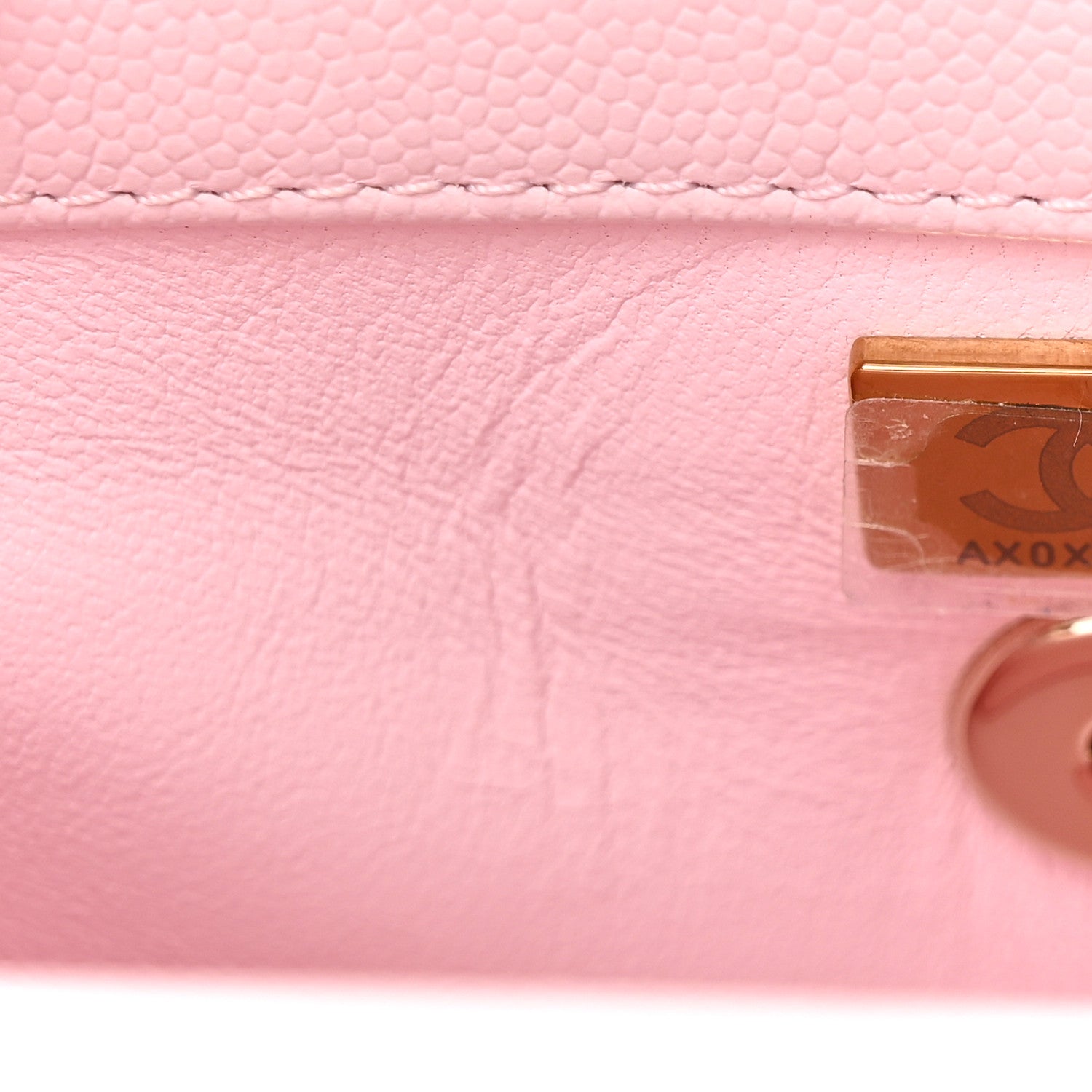 Chanel Caviar Quilted Mini Coco Handle Flap Light Pink 8 of 12
