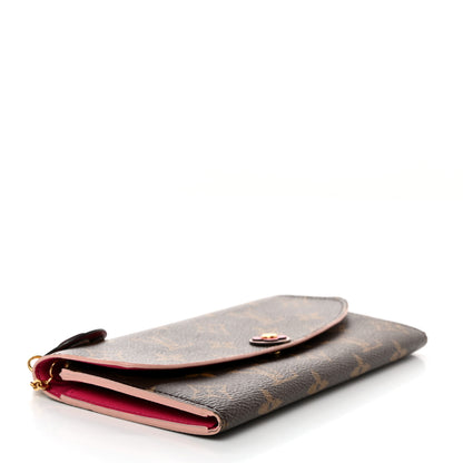 Louis Vuitton Monogram Bloom Flower Emilie Wallet 4 of 7