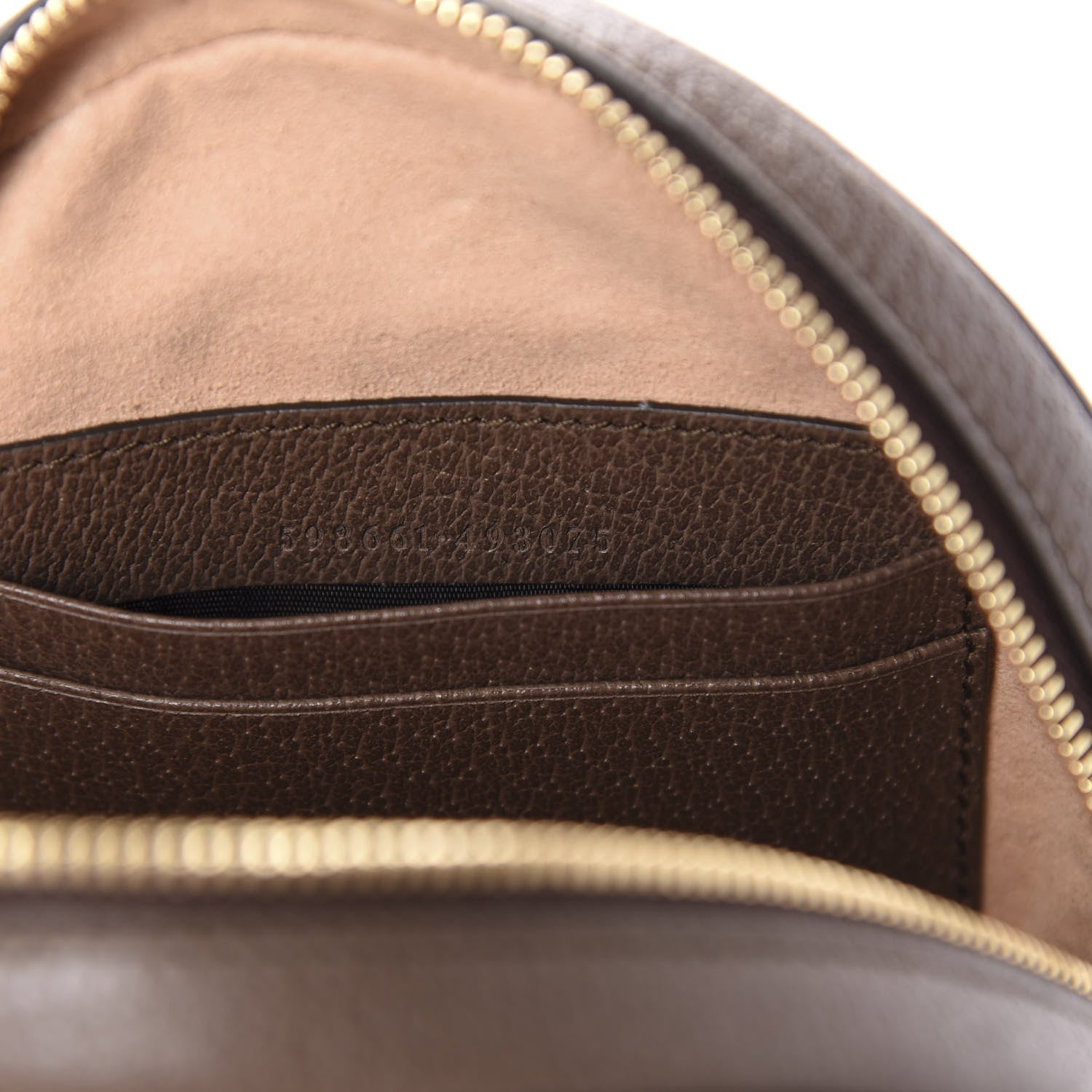 Gucci GG Supreme Monogram Web Mini Ophidia Round Backpack Brown 8 of 10