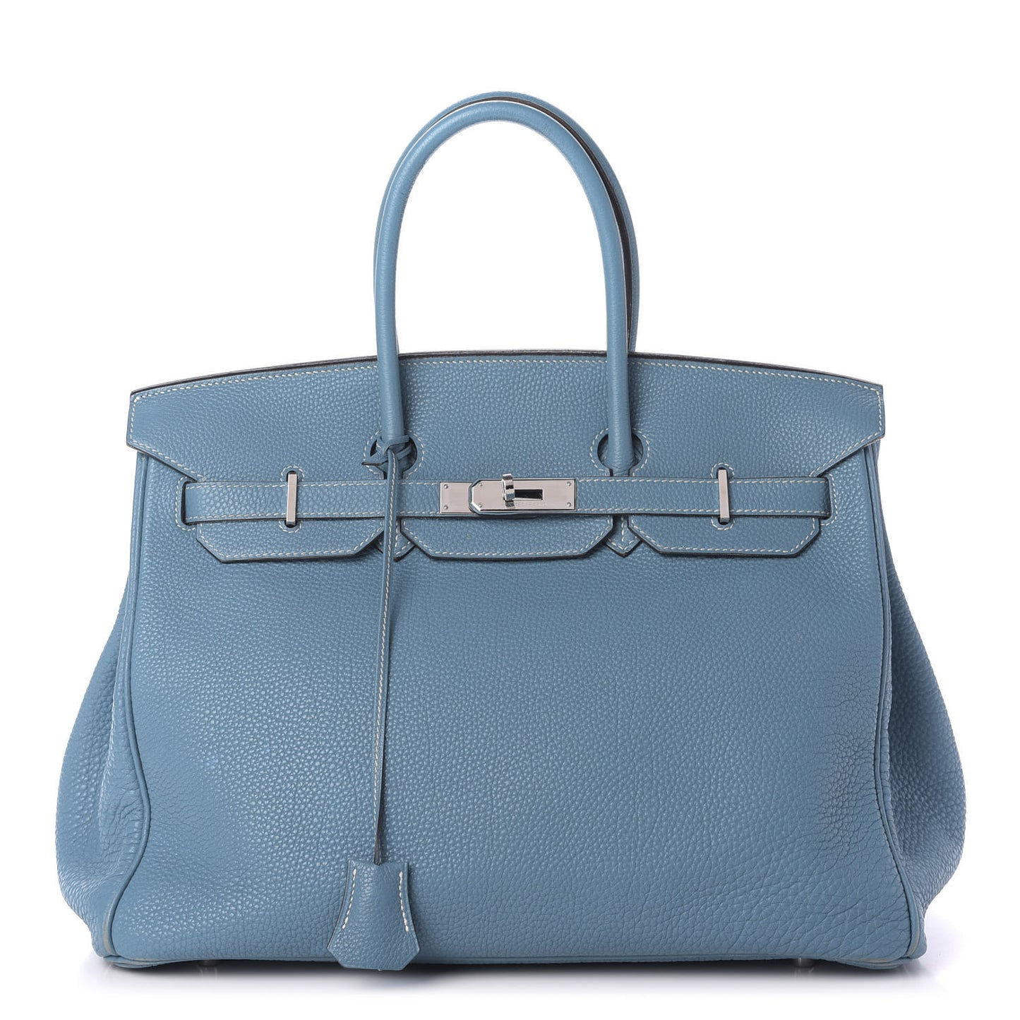 Togo Birkin 35 Blue Jean