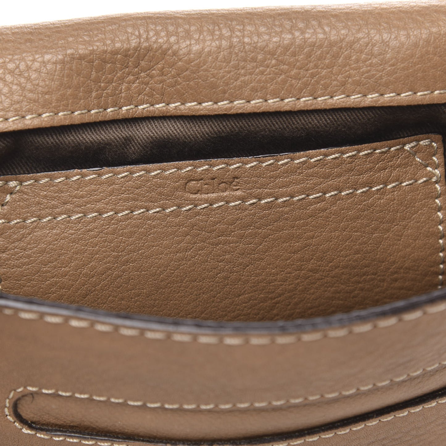 Calfskin Mini Marcie Round Crossbody Bag Nut