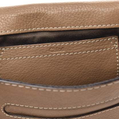 Chloe Calfskin Mini Marcie Round Crossbody Bag Nut 6 of 13