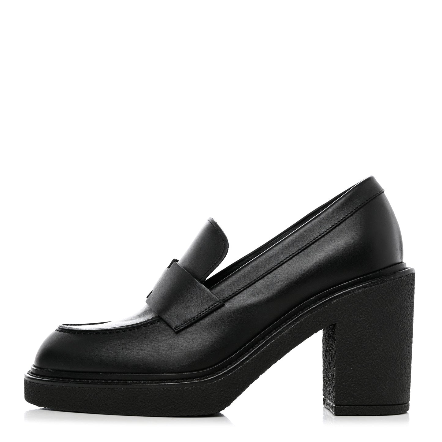 Calfskin Didi 70 Loafers 36.5 Black