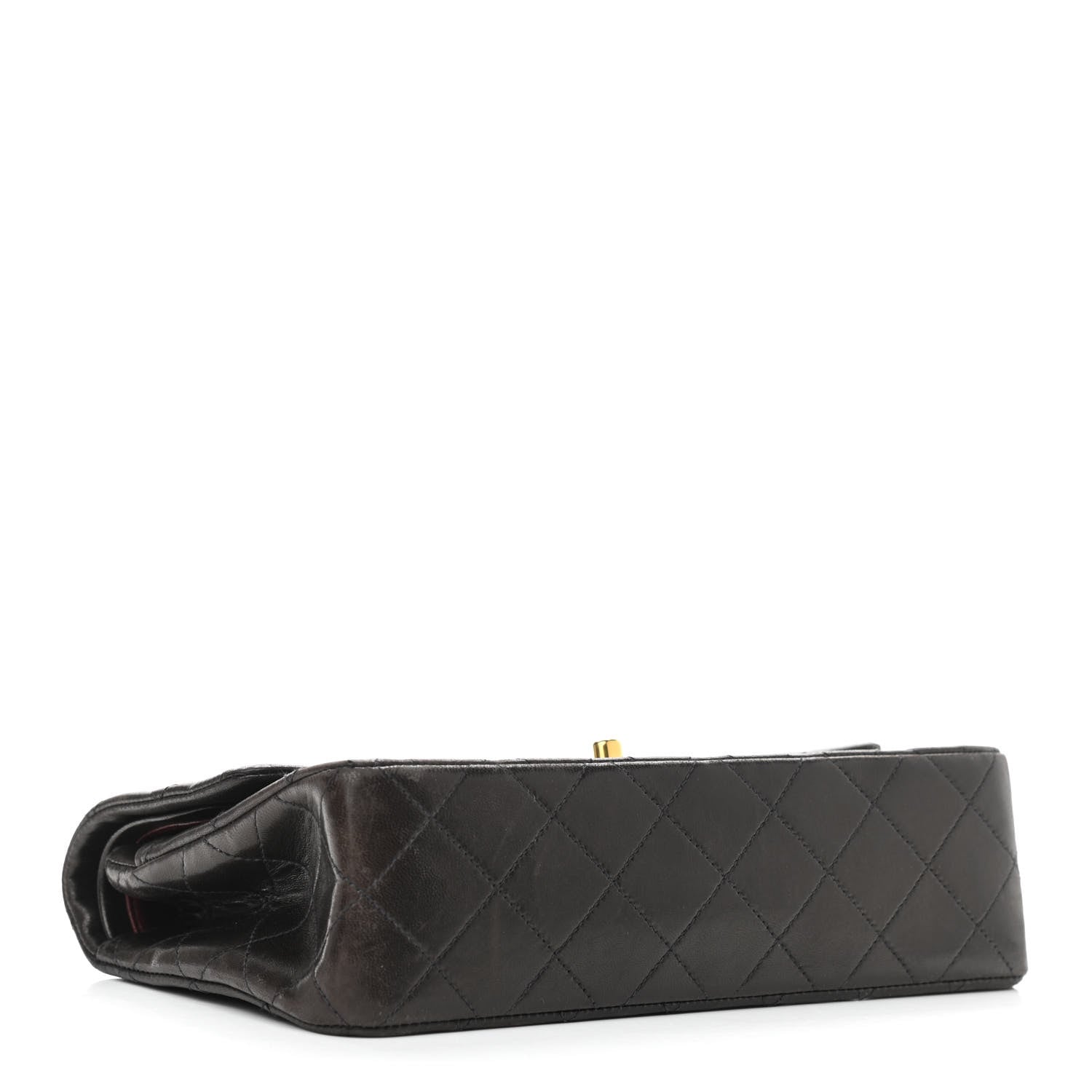 Chanel Lambskin Quilted Small Double Flap Black 4 of 13