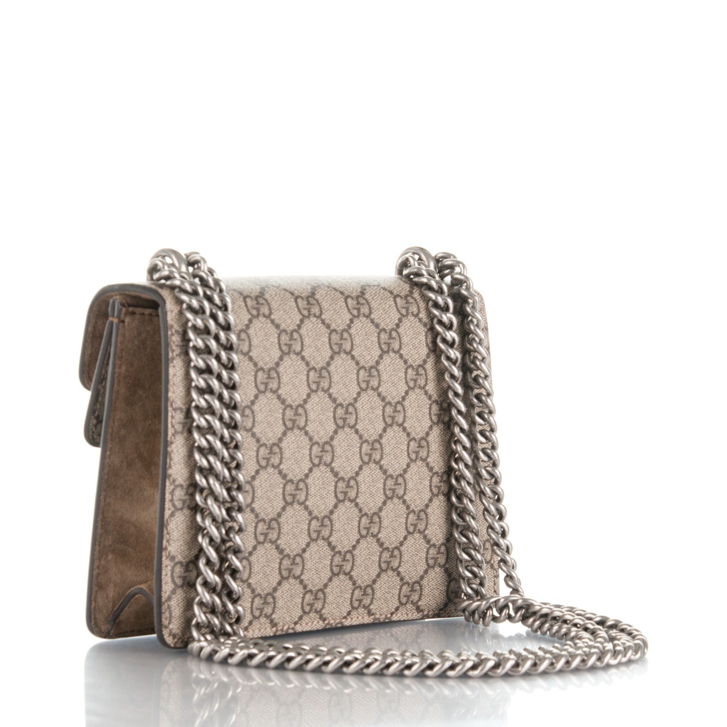 Gucci GG Supreme Monogram Mini Dionysus Shoulder Bag Taupe 4 of 7
