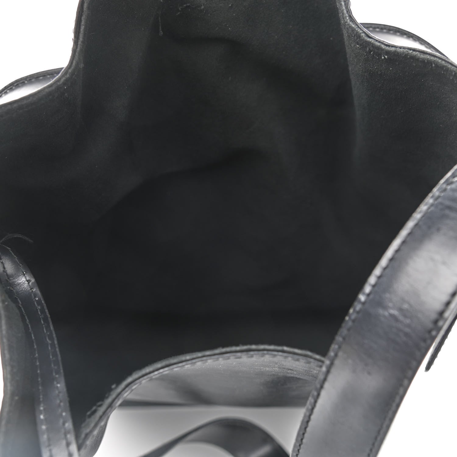 Louis Vuitton Epi Sac D'Epaule GM Black 6 of 12