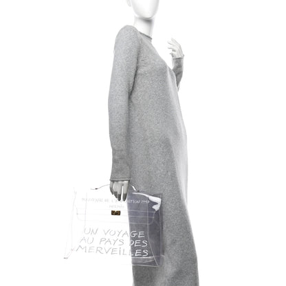 Hermes Vinyl Souvenir De L'Exposition Kelly Transparent 2 of 10