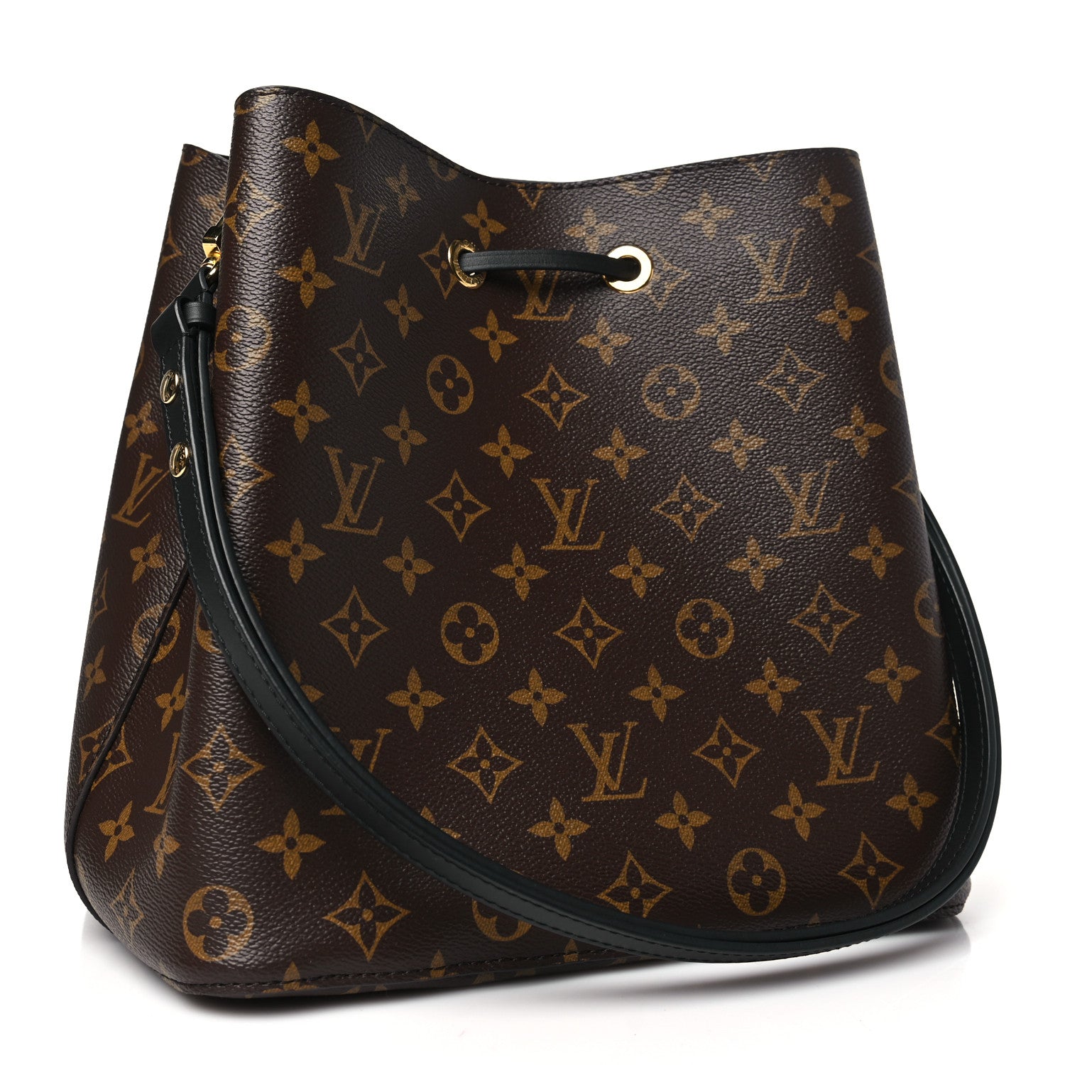 Louis Vuitton Monogram Neonoe MM Black 3 of 9