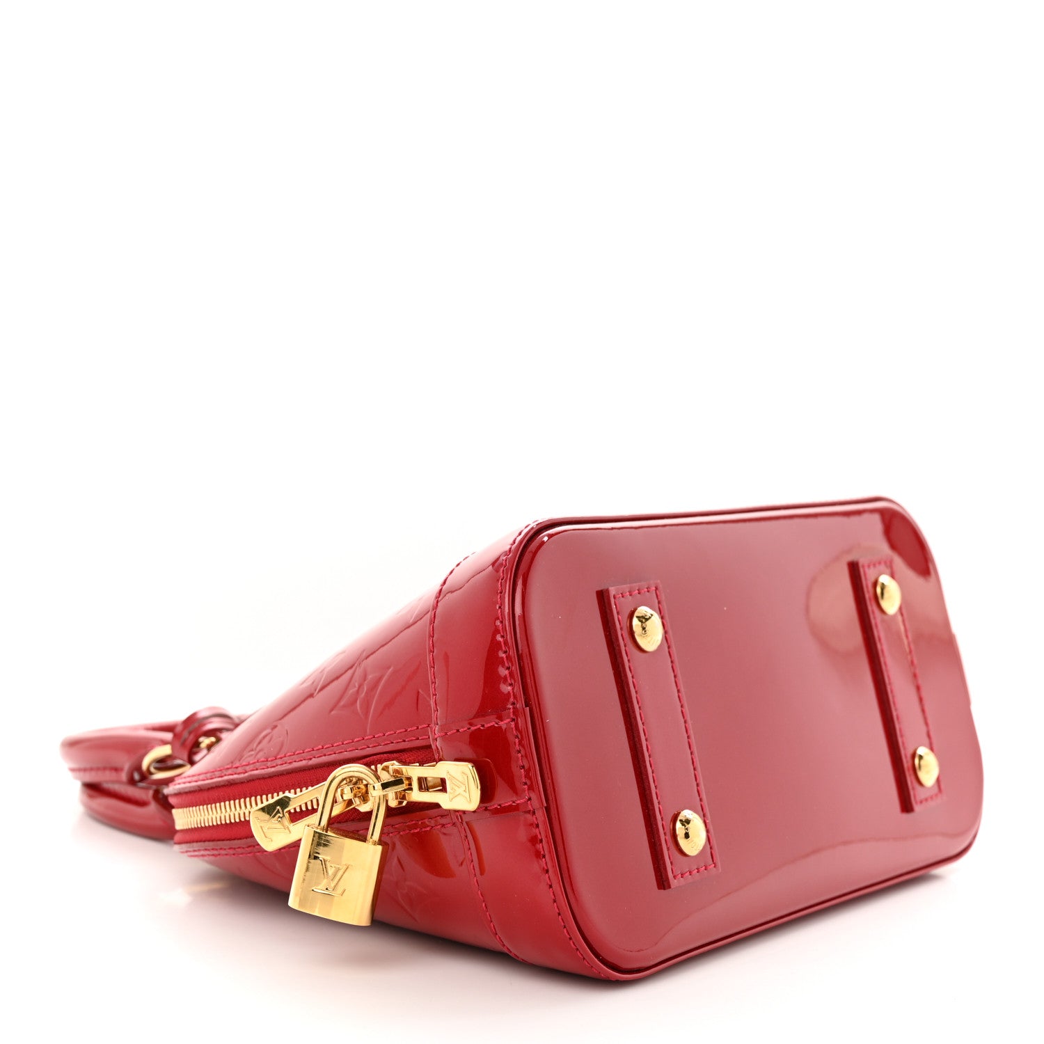 Louis Vuitton Vernis Alma BB Pomme D'Amour 4 of 10