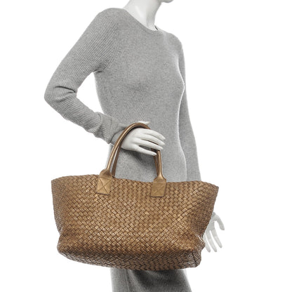 Bottega Veneta Chevre Intrecciato Medium Cabat Ottone 2 of 8