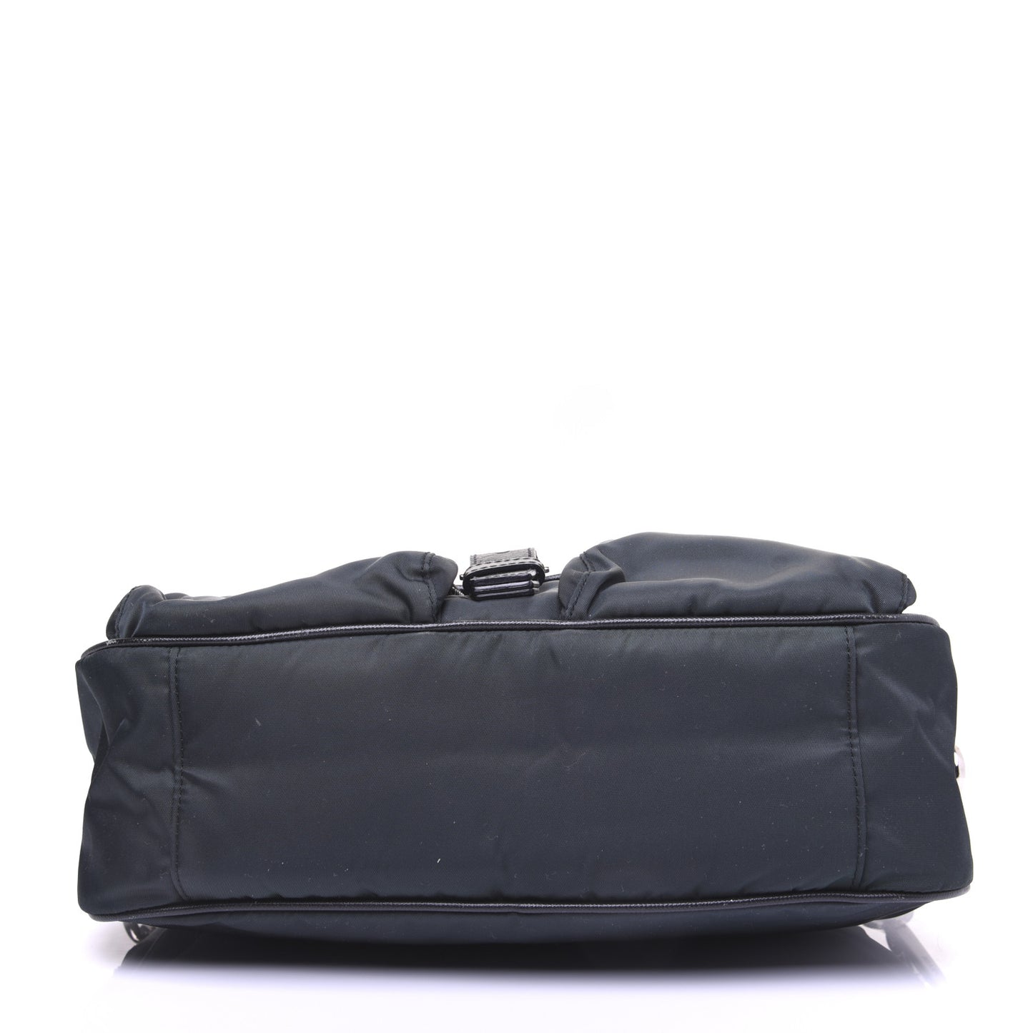 Tessuto Nylon Saffiano Shoulder Bag Dark Green