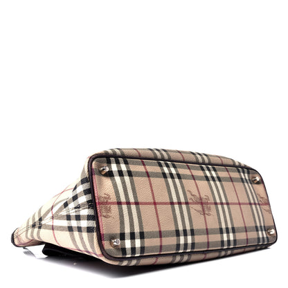 Burberry Haymarket Check Nick Tote Chocolate 3 of 6