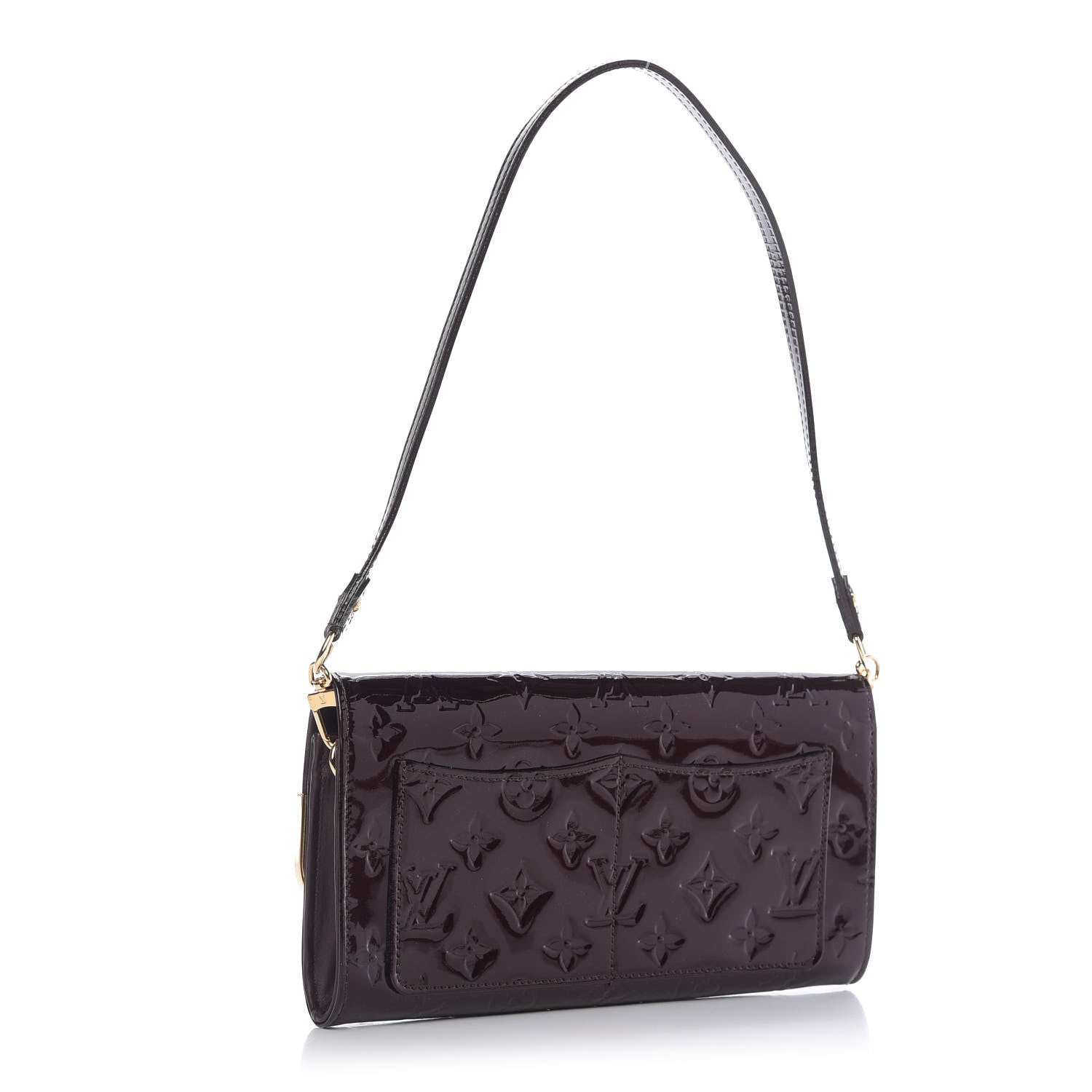 Louis Vuitton Vernis Rossmore MM Amarante 3 of 8