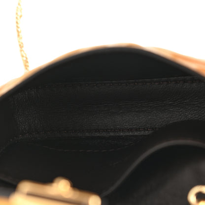 Fendi Nappa Matisse FF Embossed Nano Baguette Charm Zucca 5 of 11