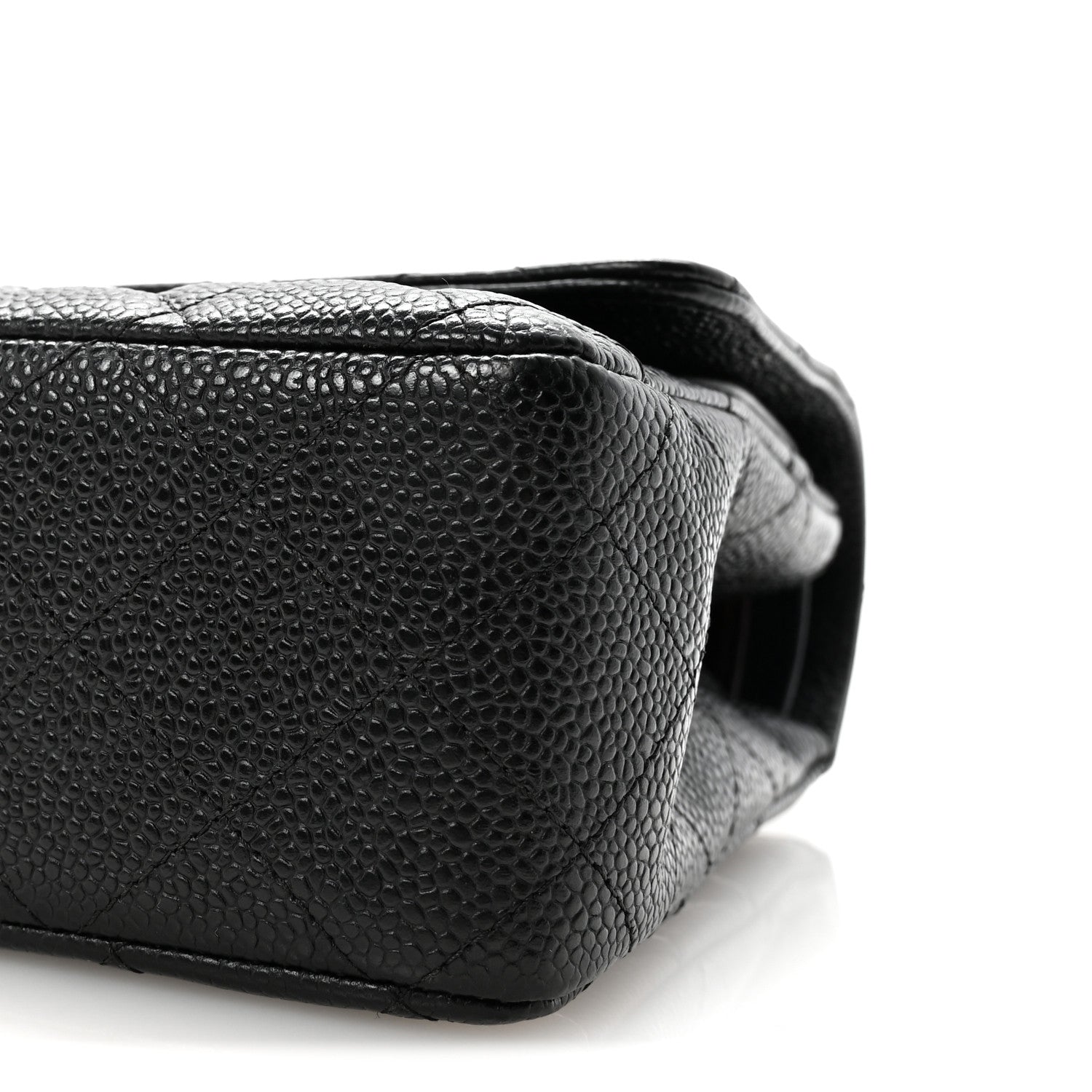 Chanel Caviar Quilted Medium Double Flap Black 10 of 11