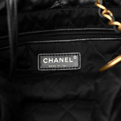 Chanel Shiny Calfskin Quilted Chanel 22 Black 7 of 12