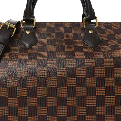 Louis Vuitton Damier Ebene Speedy Bandouliere 30 8 of 10