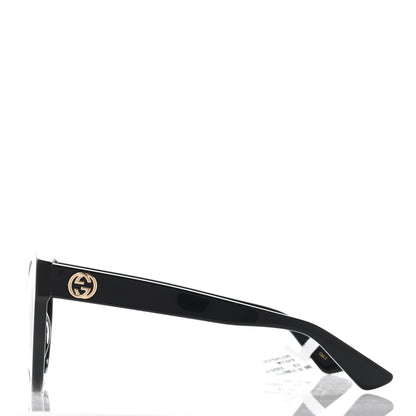 Gucci Round GG Sunglasses GG0028S Black 3 of 9