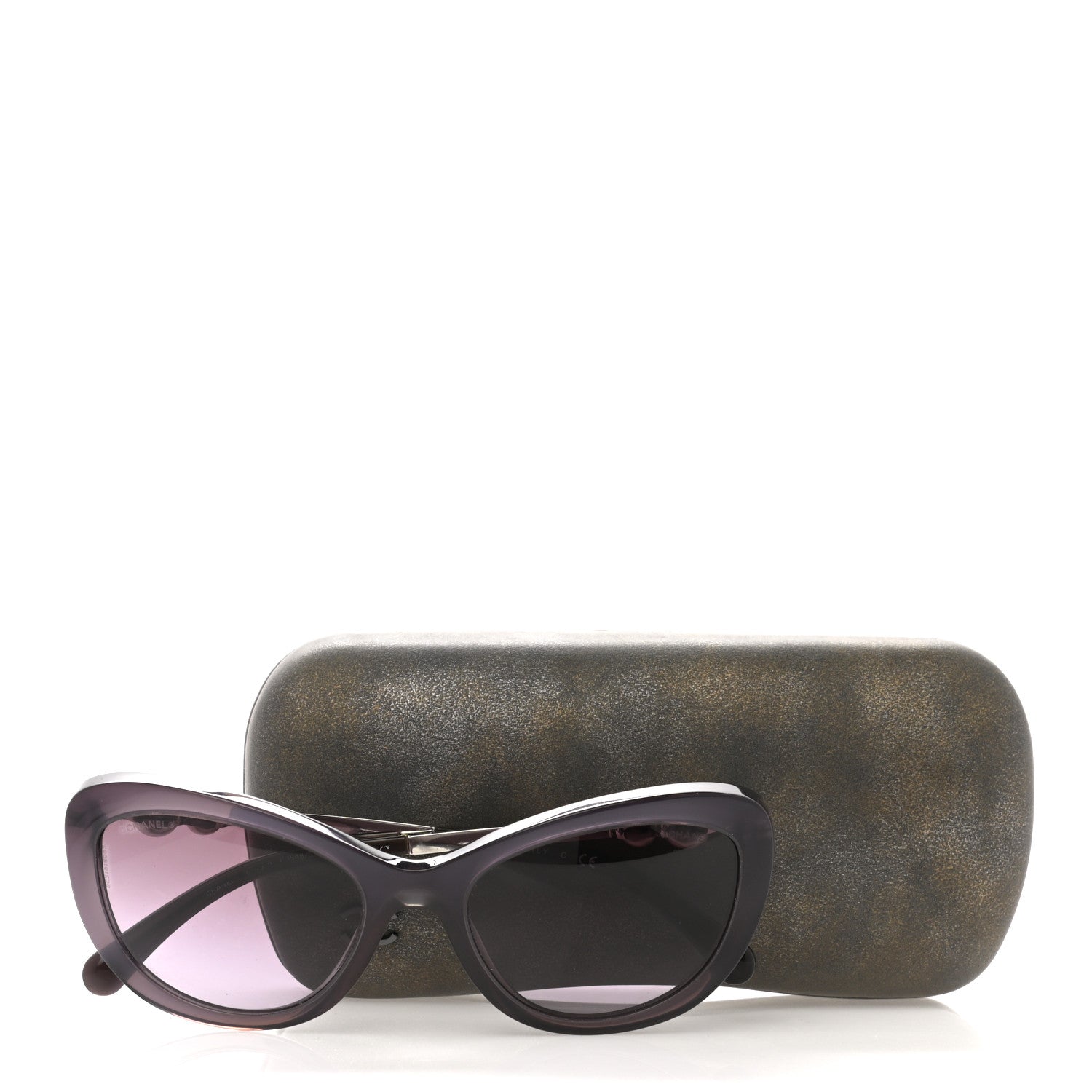 Chanel Polarized Cat Eye Pearl Sunglasses 5340-H Pink 8 of 8