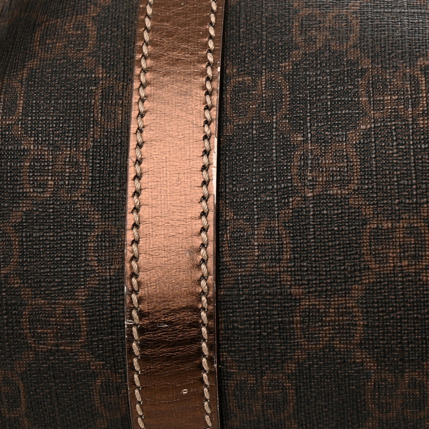 GG Supreme Monogram Medium Joy Boston Dark Brown Bronze