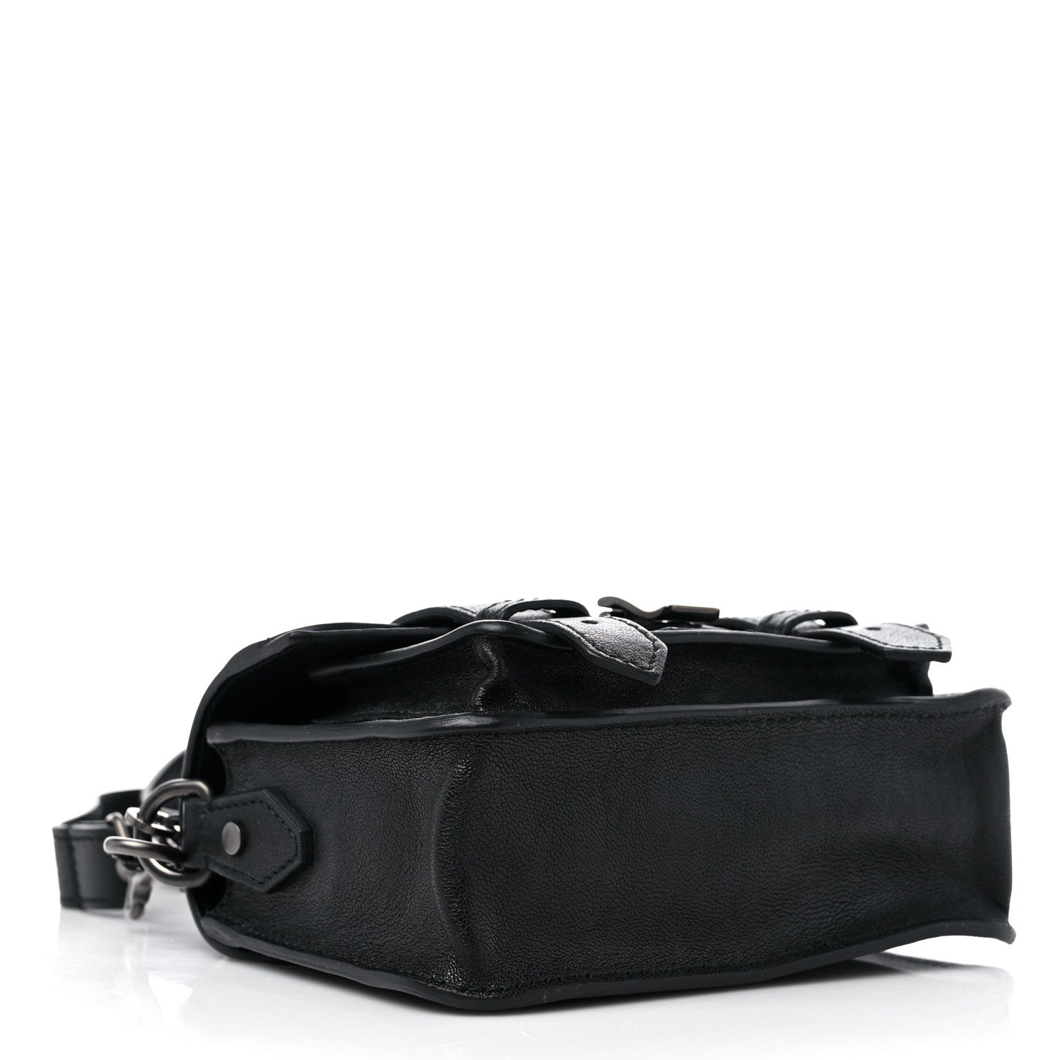 Proenza Schouler Lambskin Micro PS1 Satchel Black 4 of 9