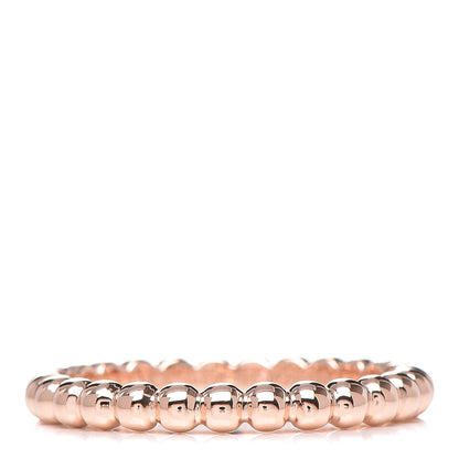 Van Cleef & Arpels 18K Rose Gold Medium Perlee Ring 59 8.75 1 of 5