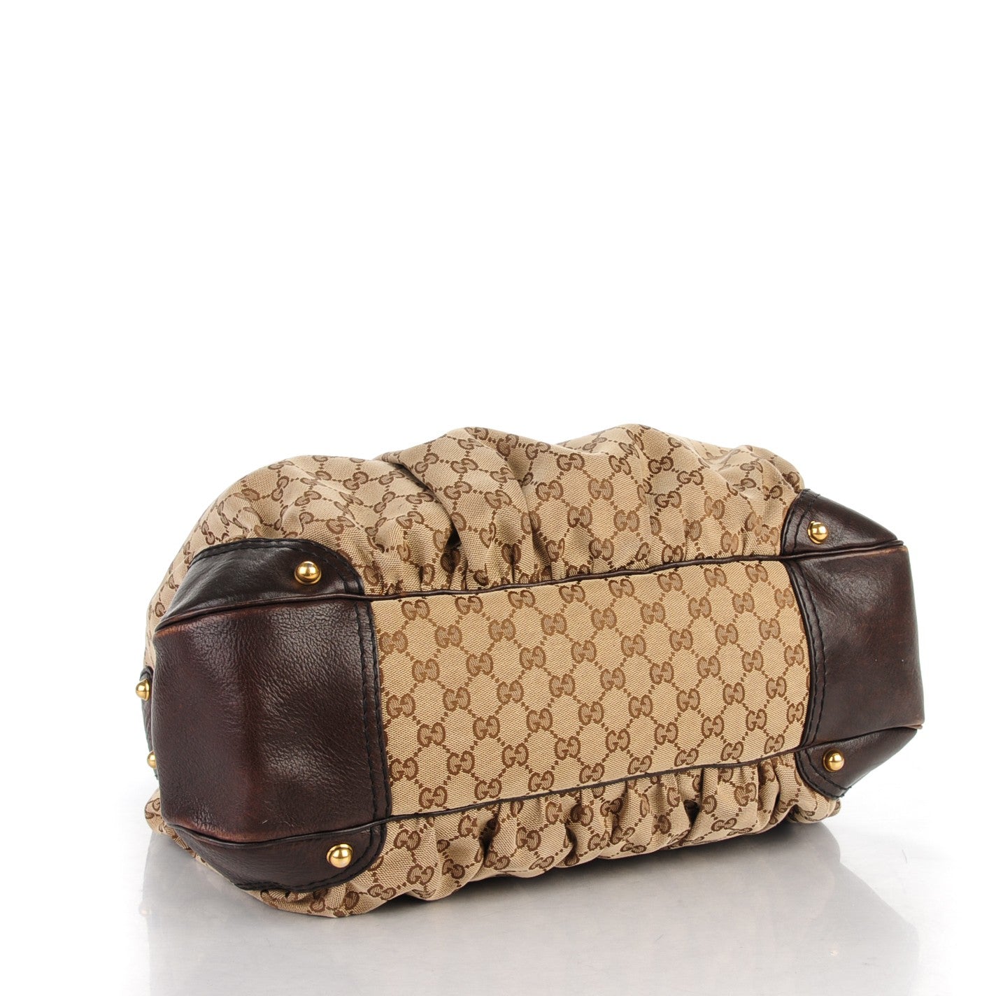 Monogram Large Jockey Hobo Dark Brown
