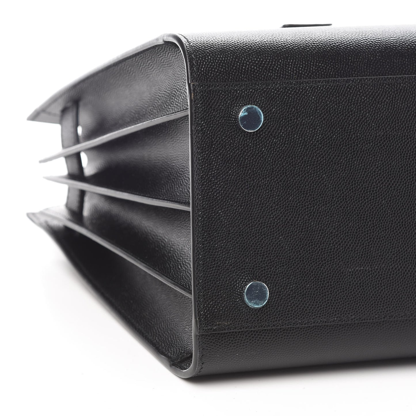 Grained Calfskin Small Sac De Jour Black