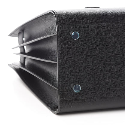 Saint Laurent Grained Calfskin Small Sac De Jour Black 8 of 10