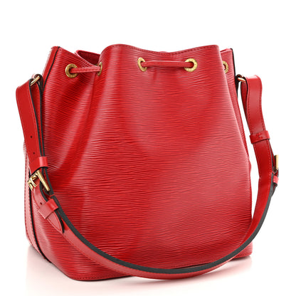 Louis Vuitton Epi Petit Noe Castillan Red 3 of 10