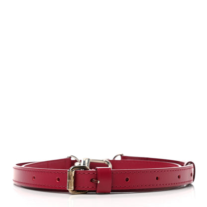Louis Vuitton Calfskin 16mm Adjustable Shoulder Strap Fuchsia 2 of 5
