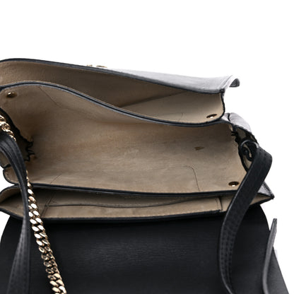 Chloe Suede Calfskin Small Faye Shoulder Bag Black 5 of 18