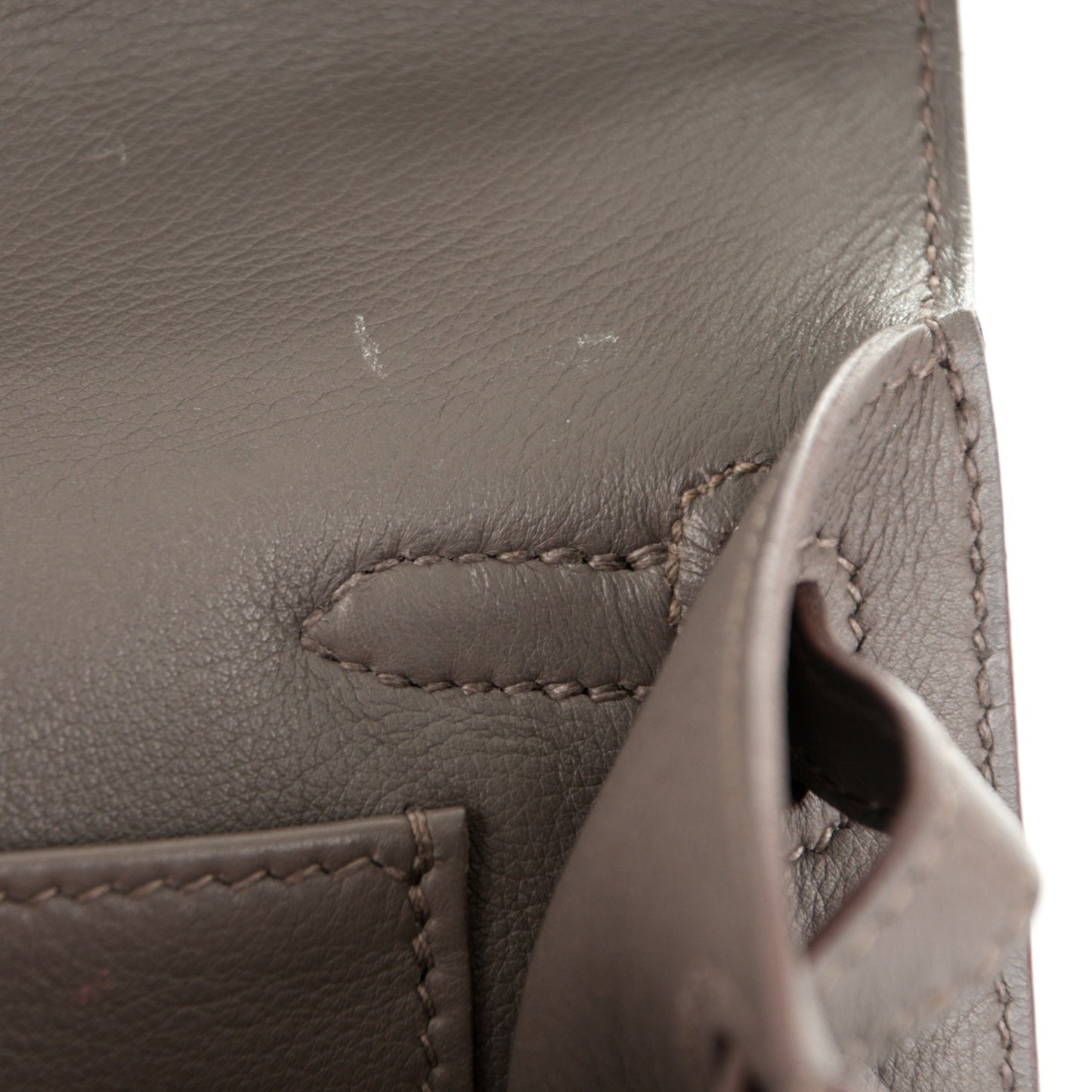 Swift Kelly Pochette Clutch Etain
