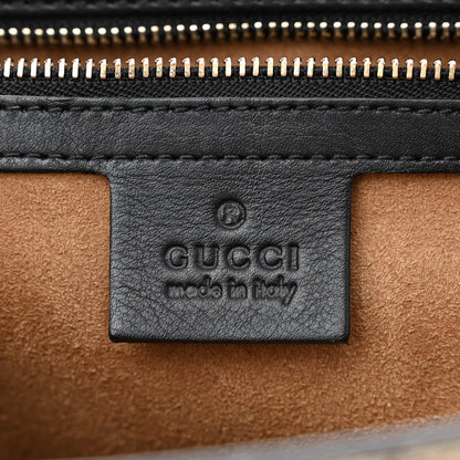 Gucci GG Supreme Monogram Calfskin Medium Padlock Shoulder Bag Beige Black Cuir 6 of 11