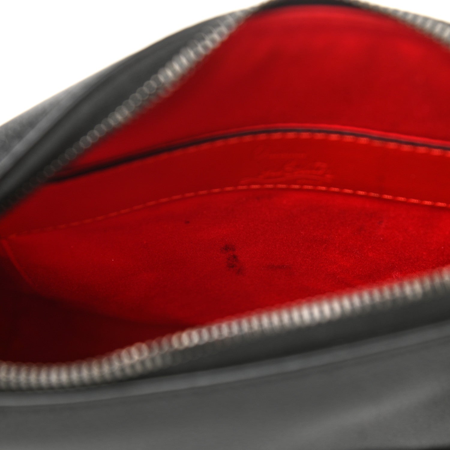 Christian Louboutin Calfskin Spikes Benech Reporter Messenger Black 10 of 10